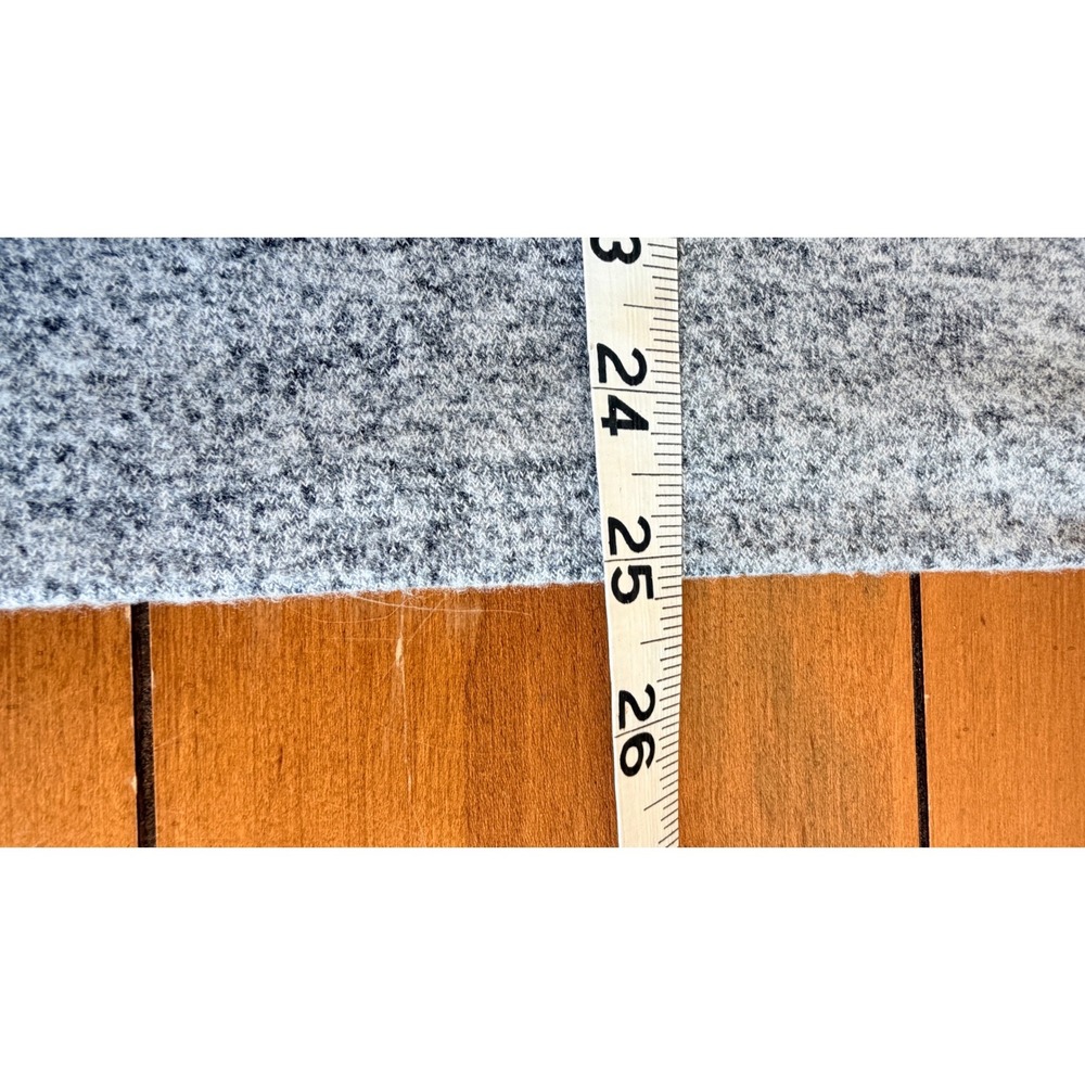 Lucky Brand Womens Heathered Grey Long Sleeve Crewneck Knit Sweater Large - Picture 6 of 10